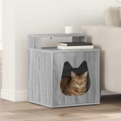 Maison pour chat Gris Sonoma 42,5 x 40 x 53,5 cm