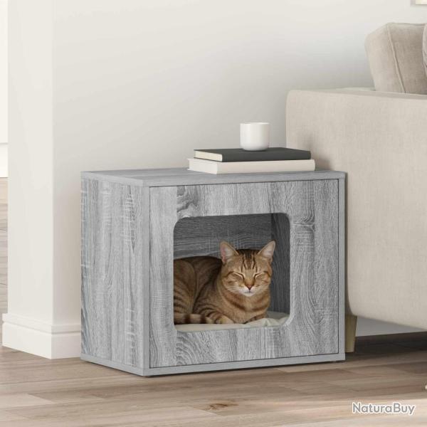 Maison pour chat Gris Sonoma 51 x 30 x 42,5 cm