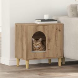 Maison pour chat Ch&ecirc;ne artisan 51 x 30 x 52 cm