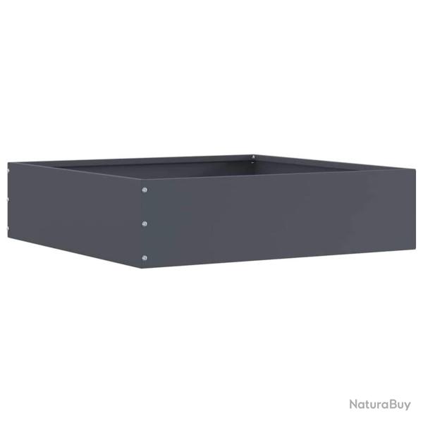 Bordure de Pelouse Anthracite 50 x 50 x 13 cm Acier