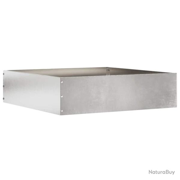 Bordure de Pelouse Argent 50 x 50 x 13 cm Acier inoxydable