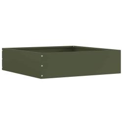 Bordure de Pelouse Vert olive 50 x 50 x 13 cm Acier