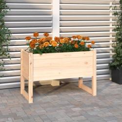 Jardini&egrave;re 78x40x52 cm Bois massif de pin