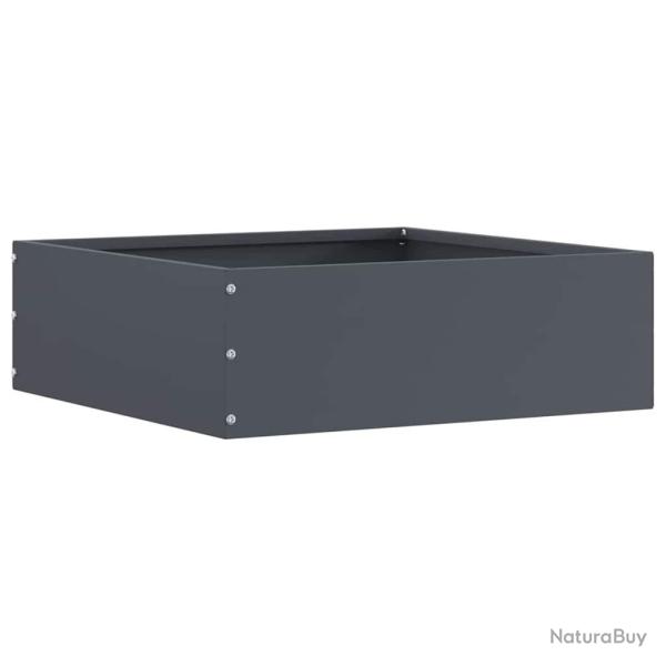 Bordure de Pelouse Anthracite 40 x 40 x 13 cm Acier