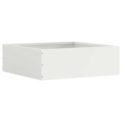Bordure de Pelouse Blanc 40 x 40 x 13 cm Acier