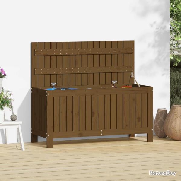 Bo�te de rangement de jardin Marron miel 108x42,5x54cm Bois pin
