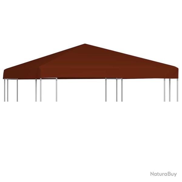 Toile sup�rieure de gazebo 310 g/m� 3x3 m Terre cuite