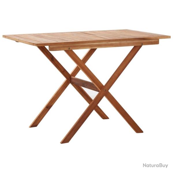 Table de jardin 110x67x74 cm Bois d'acacia massif