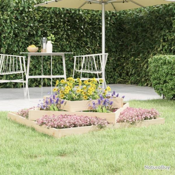 Jardini�re 112x112x27 cm Bois massif de pin
