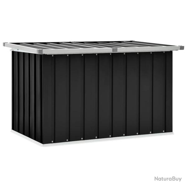 Bo�te de rangement de jardin Anthracite 109x67x65 cm