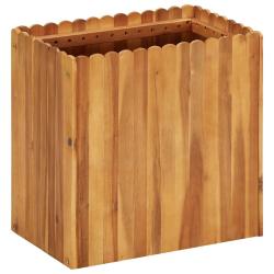 Lit sur&eacute;lev&eacute; de jardin 50x30x50 cm Bois massif d'acacia