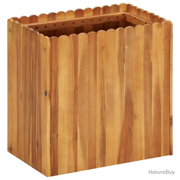 Lit sur�lev� de jardin 50x30x50 cm Bois massif d'acacia