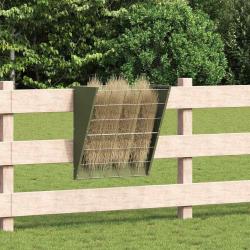 R&acirc;telier &agrave; foin suspendu Vert olive 61 x 33 x 66 cm