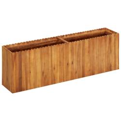 Lit sur&eacute;lev&eacute; de jardin 150x30x50 cm Bois massif d'acacia