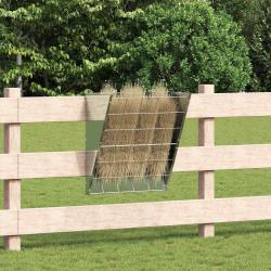 R&acirc;telier &agrave; foin suspendu Argent 61 x 33 x 66 cm Acier galvanis&eacute;