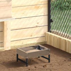 Nourrisseur pour oiseaux Argent 80 x 28 x 13.5 cm