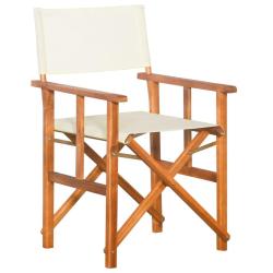 Chaise de metteur en sc&egrave;ne Bois massif d'acacia