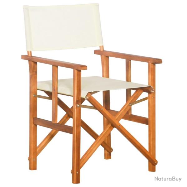 Chaise de metteur en sc�ne Bois massif d'acacia