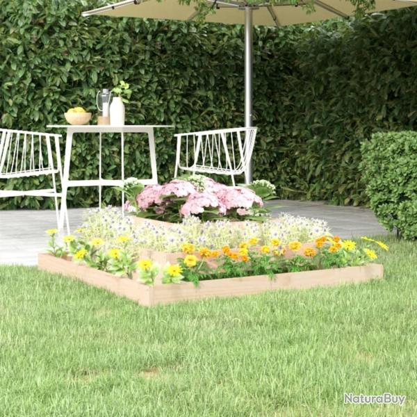Jardini�re 110x110x27 cm Bois massif de pin