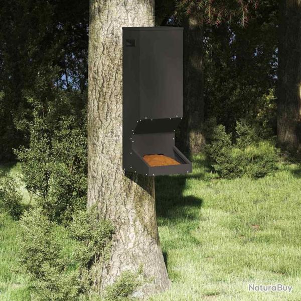 Nourrisseur pour cerfs Noir 28 x 30 x 80 cm