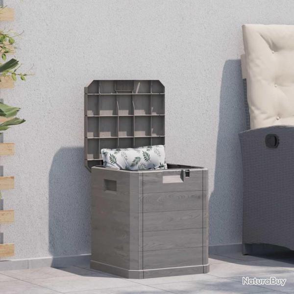 Bo�te de rangement de jardin 90 L Marron