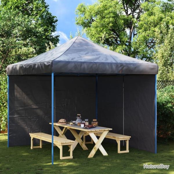 Paroi de tente de r�ception 2pcs fermeture �clair PE Anthracite