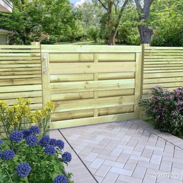 Portillon Bois de pin impr�gn� 100x75 cm Vert