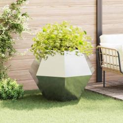 Jardini&egrave;re Argent 100 x 100 x 80 cm Acier galvanis&eacute;