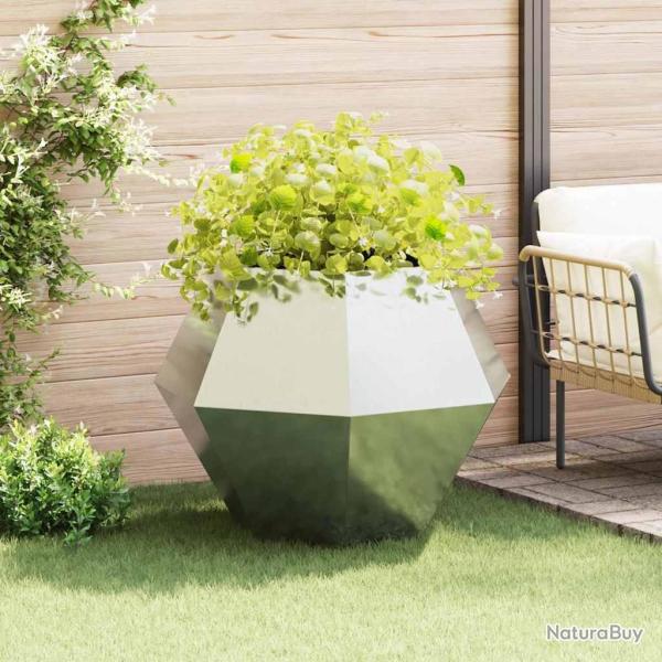 Jardini�re Argent 100 x 100 x 80 cm Acier galvanis�