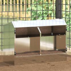 Distributeur pour lapins Argent 64.5 x 25.5 x 45.5 cm