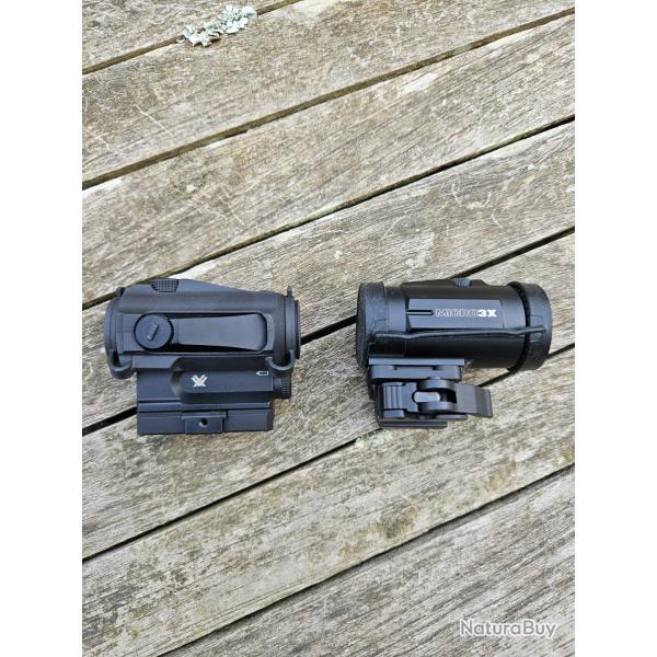 Vortex sparc ar + vortex magnifier micro 3x