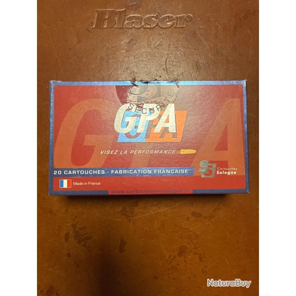 cartouches Sologne 9,3x62 GPA 179gr - 11,6g