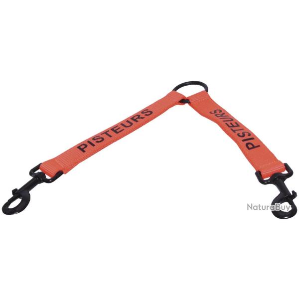 Coupleur Pisteurs nylon orange 20cm x 25mm