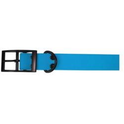 Collier Pisteurs PVC bleu 65cm x 25mm