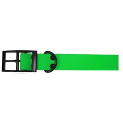Collier Pisteurs PVC vert 65cm x 25mm