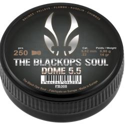 Boite de 250 plombs black ops dome cal 5.5mm
