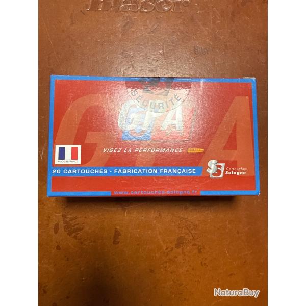 Cartouche Sologne 9,3x74R GPA 179gr - 11.6g