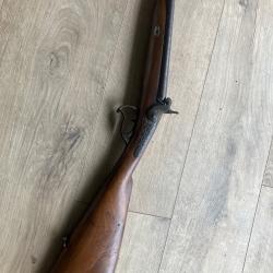 Fusil &agrave; percussion ou &agrave; piston canon damas - st &Eacute;tienne calibre 16