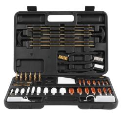 Kit Nettoyage Armes Universel Laiton Cal  &agrave; Fusil Chasse Pistolet Carabine Mallette Compl&egrave;te Pro