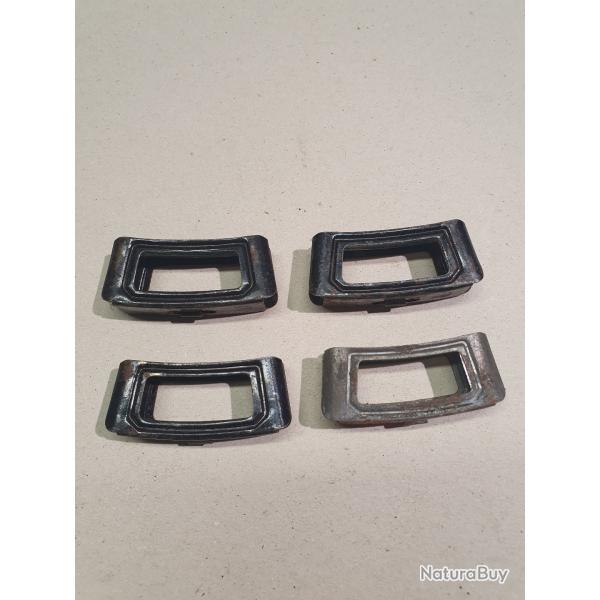 lot de 4 clips de Mannlicher Hollandais mod�le 1895 cal 6,5x53R