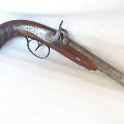 583 X lot beau pistolet  d'officier  milieu 19&egrave;me