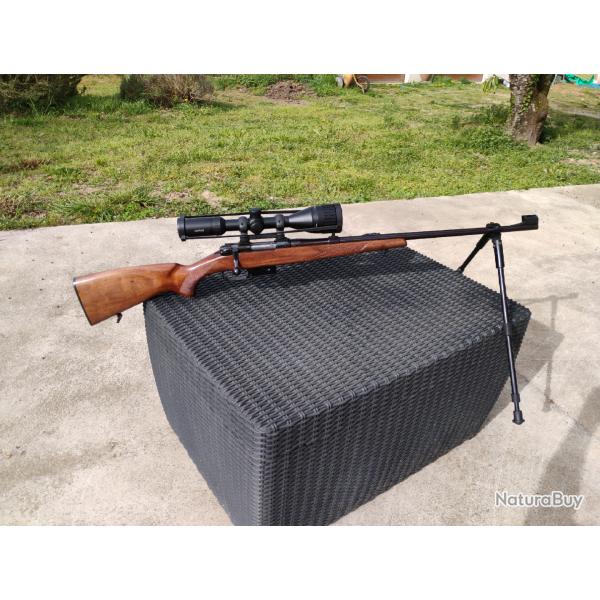 CZ 527 222 rem avec lunette HAWKE