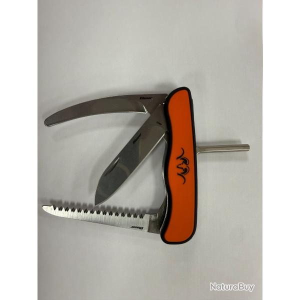 BLASER COUTEAU FLUO  LAMES  +CLES DEMONTAGE BLASER