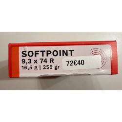 33 Munitions Geco 9,3 74R 255gr