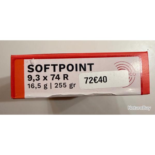 33 Munitions Geco 9,3 74R 255gr