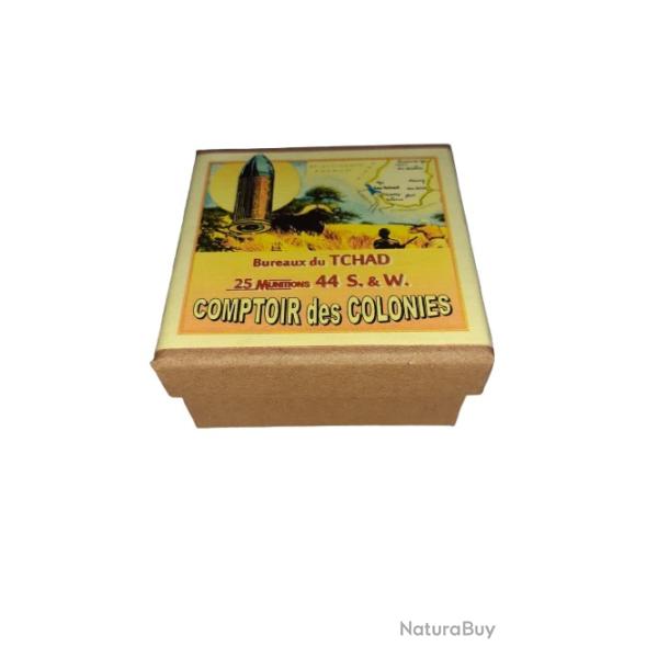 44 Smith & Wesson ou 44 SW: Reproduction boite munitions (vide) CoCo 14851082