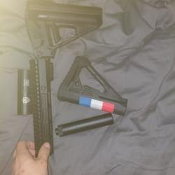 Lot pi&egrave;ce r&eacute;plique d'airsoft