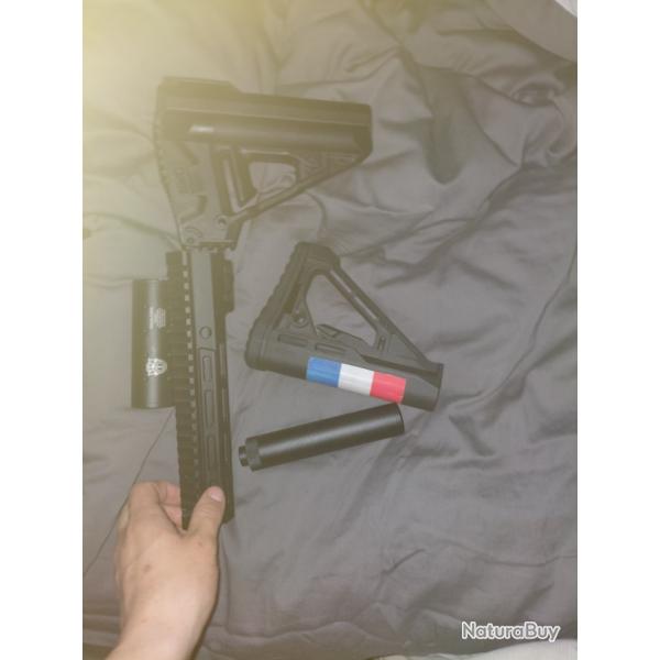 Lot pi�ce r�plique d'airsoft