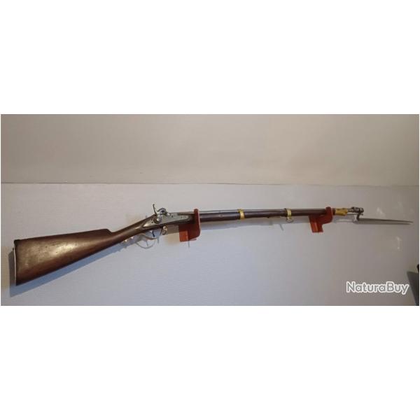 Superbe fusil ancien avec sa baionnette