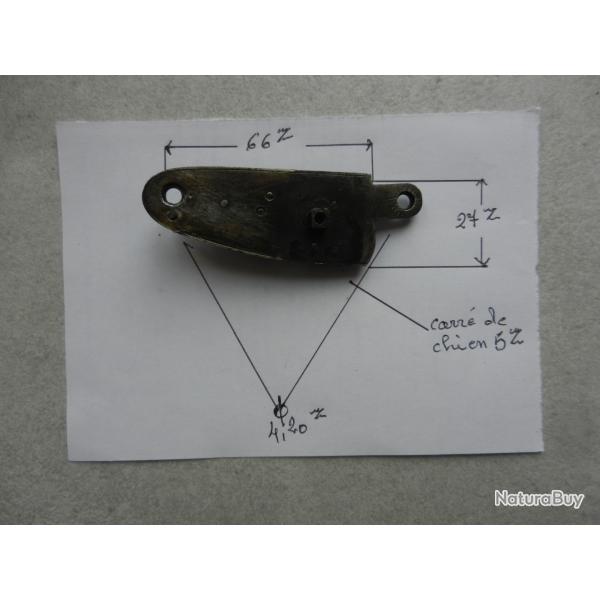 pi�ce d�tach�e ancienne platine pour fusil de chasse